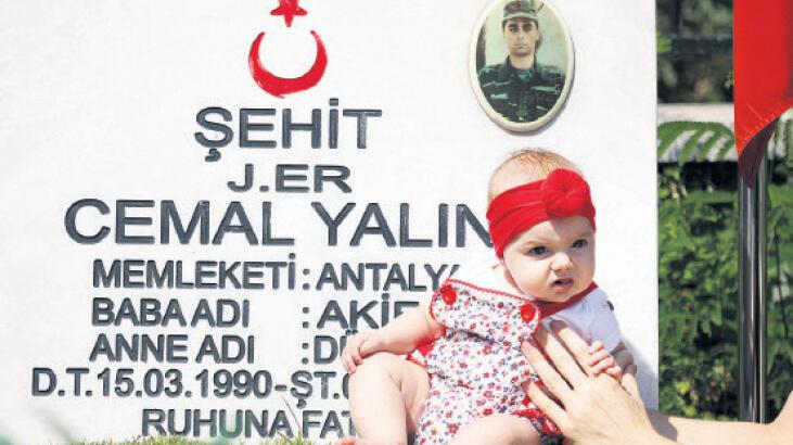 Şehitliklerde hüzünlü bayram